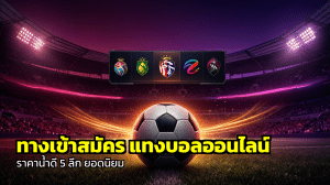 ทางเข้าสมัคร แทงบอลออนไลน์